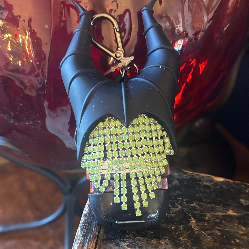 Disney villains hand sanitizer holder with free sanitizer! Bath and Bodyworks
